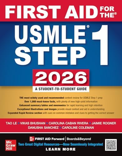 First Aid for the USMLE Step 1 2024: Le, Tao, Bhushan, Vikas, Qiu